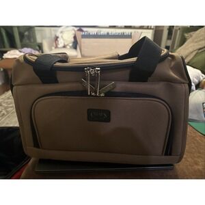 Chaps Brown Duffle Bag Unisex Sports Carry On Travel Gym Luggage Weekend 16x10